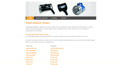 Desktop Screenshot of flamedetectortesters.com