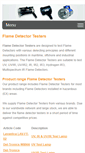 Mobile Screenshot of flamedetectortesters.com